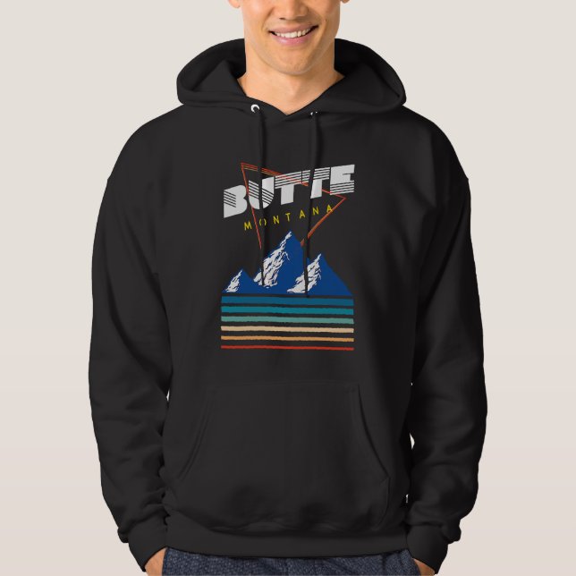 Sudadera Butte Montana  USA Ski Resort  BACK PRINT  2 (Anverso)