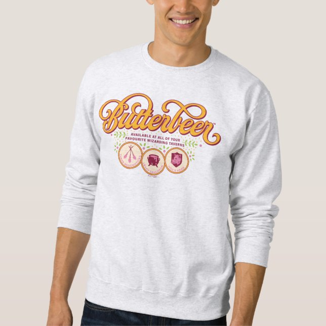 Sudadera BUTTERBEER™ Disponible en Tabernas Mágicas (Anverso)