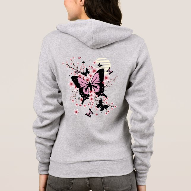 Sudadera Butterflies Blossom (Reverso)