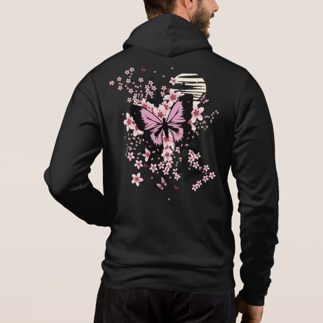 Sudadera Butterflies Blossom (Reverso)