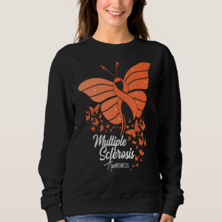 Sudadera Butterflies & Orange Ribbon Multiple Sclerosis Awa