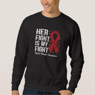 Sudadera Butterflies Su Lucha Es Mi Enfermedad Del Corazón
