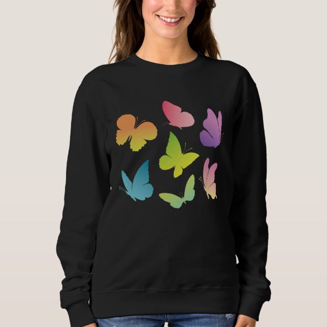 Sudadera Butterfly Collection Just A Girl Who Loves Butterf (Anverso)