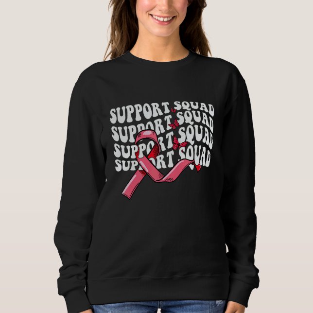 Sudadera Butterfly Groovy Support Squad Sickle Cell Awarene (Anverso)