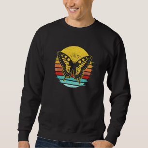 Sudadera Butterfly Retro Sunset Insectos Monarca Entomologí