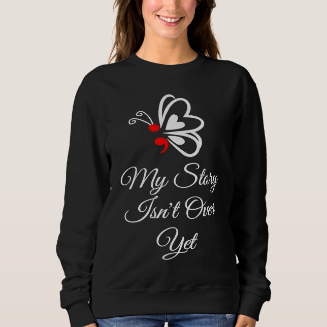 Sudadera Butterfly Semicolon May Mental Health Awareness (Anverso)