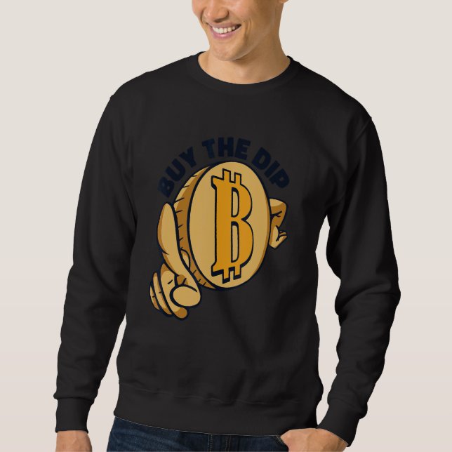 Sudadera Buy The Dip Crypto Currency Blockchain Bitcoin (Anverso)
