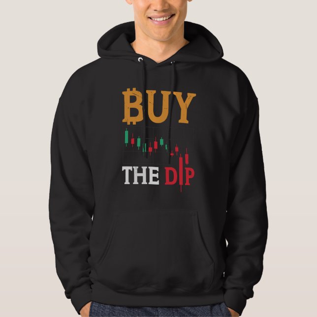 Sudadera Buy The Dip Cryptocurrency Blockchain Trader Best  (Anverso)