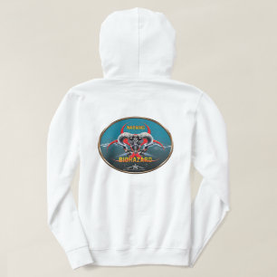 SUDADERA ¡BW! ¡ADVERTENCIA DE BIOPELIGRO! CALAVERA