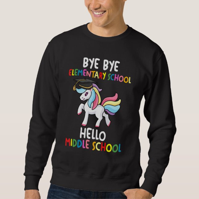 Sudadera Bye Bye Elemental Graduator Middle (Anverso)