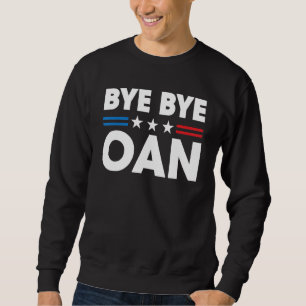 Sudadera Bye Bye Oan Inverso Bandera Estadounidense Patriót