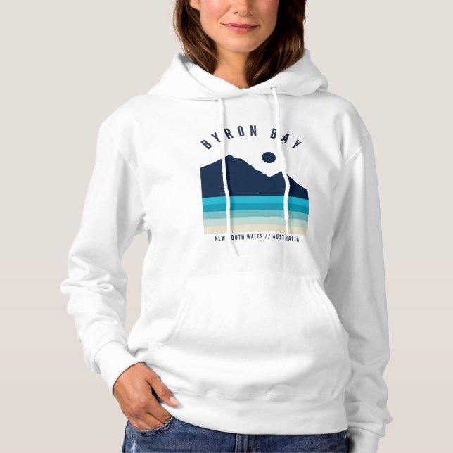 Sudadera Byron Bay Nueva Gales del Sur Australia Retro Vint (Anverso)