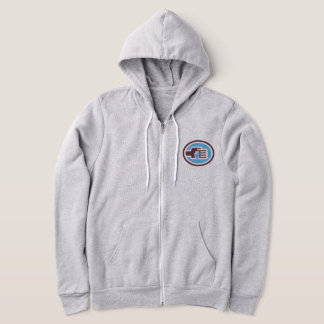 Sudadera C2B: Hoodie Zip-D Zip-D de manga larga 2T-LtBlu