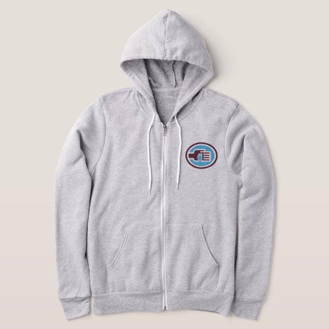 Sudadera C2B: Hoodie Zip-D Zip-D de manga larga 2T-LtBlu (Distribución)