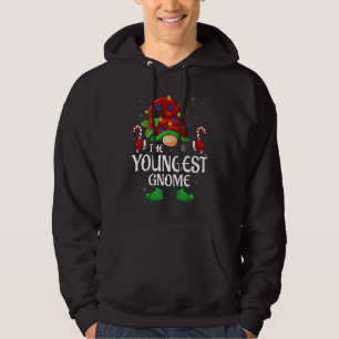 Sudadera C el más joven Gnome Búfalo Cuadros Rojos Familia