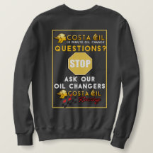 C O Crewneck con imagen trasera