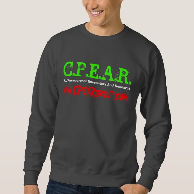 Sudadera C.P.E.A.R., encuentros paranormales del Ct y (Anverso)