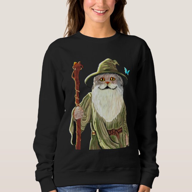 Sudadera Ca Catdalf Cat  Lord Of The Cats Women Men (Anverso)