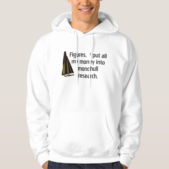 Sudadera CA de la SFO - Figura-Dinero en monohulls. (Anverso)
