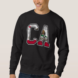 Sudadera Ca De Vintage De Bandera De California Para Hombre
