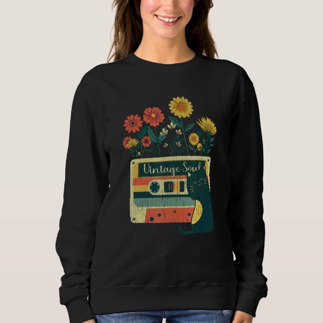 Sudadera Ca for Lady Retro Soul Flowers Wildflower (Anverso)