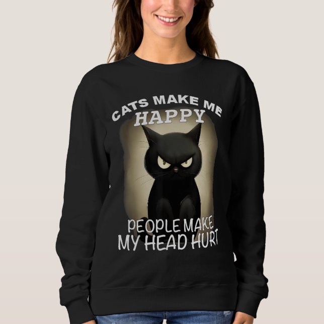 Sudadera Ca for MenWomen   Ca for Cat DadMom 2 (Anverso)