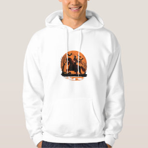 Sudadera Caballero arafado en un caballo con una calabaza e