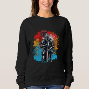 Sudadera Caballero Colorido Divertido Caballeros Medievales