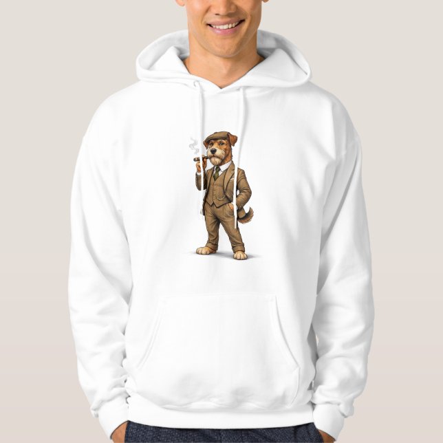 Sudadera Caballero Elegante Perro (Anverso)