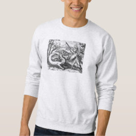 Sudadera Caballero en las armas sembrando el dragón
