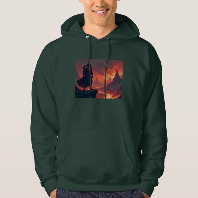 Sudadera Caballero Oscuro de la Llama (Anverso)