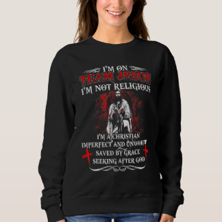 Sudadera Caballero Templario -Estoy En El Equipo Jesús Un G