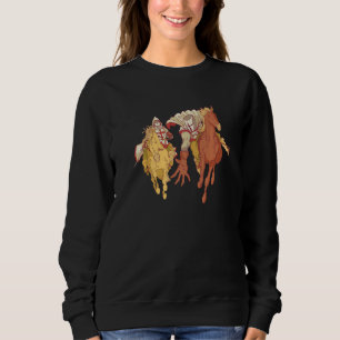 Sudadera Caballeros y Caballos - Renacimiento Cruzado Medie