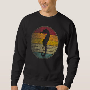 Sudadera Caballito de mar pez océano vintage angustiado ret