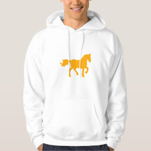 Sudadera Caballo Amarillo del Zodiaco Chino 