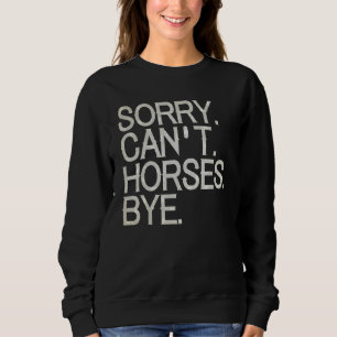 Sudadera Caballo    Caballo  Mujeres Chicas Hombres Chicas
