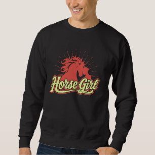 Sudadera Caballo Chica Animal Caballo De Regreso, Euqestria
