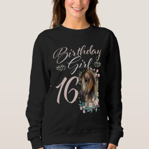 Sudadera Caballo Chica de cumpleaños 16 años