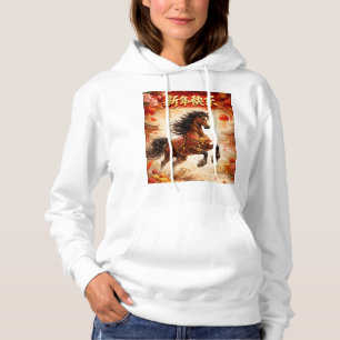 Sudadera Caballo chino, amantes de los caballos