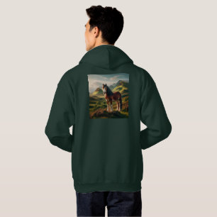 Sudadera caballo Clydesdale tierras altas de Escocia