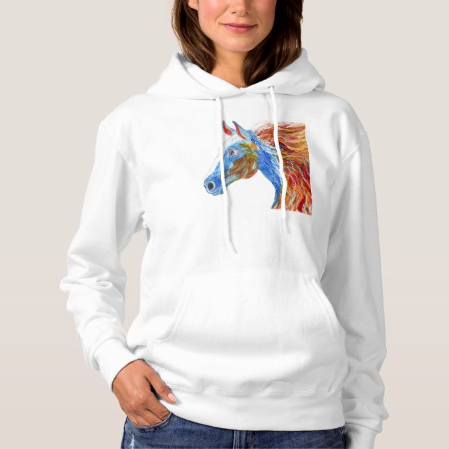Sudadera Caballo Colorido (Anverso)