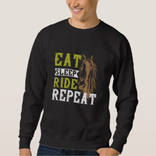 Sudadera Caballo - Comer Dormir Montar Repetir