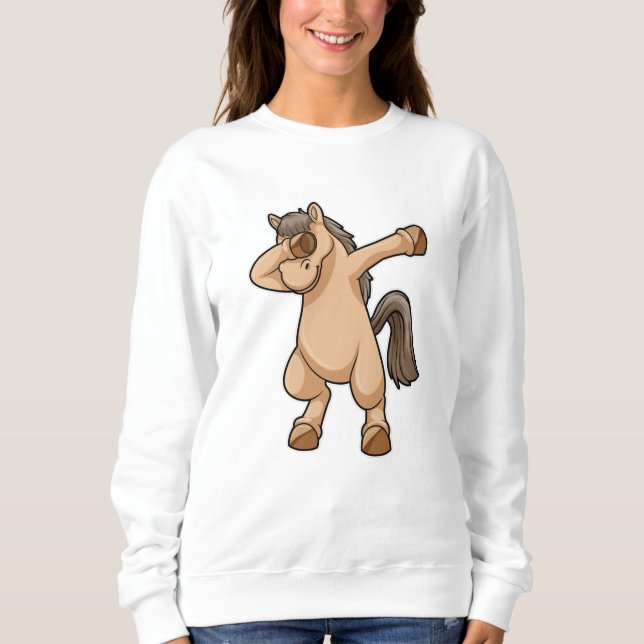 Sudadera Caballo con baile de hip hop (Anverso)