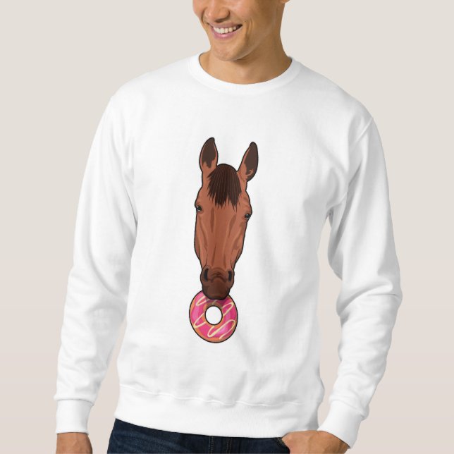 Sudadera Caballo con donut (Anverso)