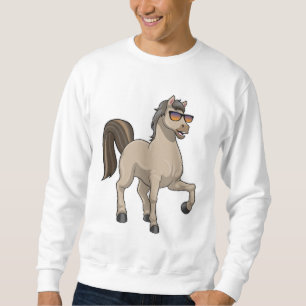Sudadera Caballo con gafas de sol