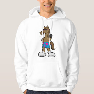 Sudadera Caballo con gafas de sol