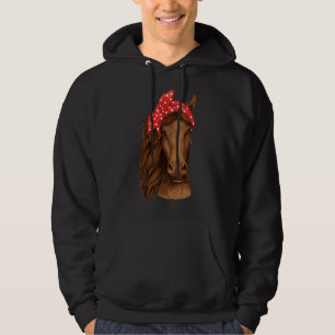 Sudadera Caballo con pañuelo Caballo Amo Montar Chicas Hors