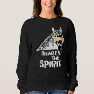 Sudadera Caballo Cool - Comparte El Espíritu 2 - Diversión