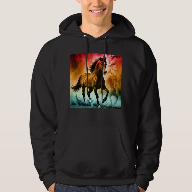 Sudadera Caballo corriendo  (Anverso)