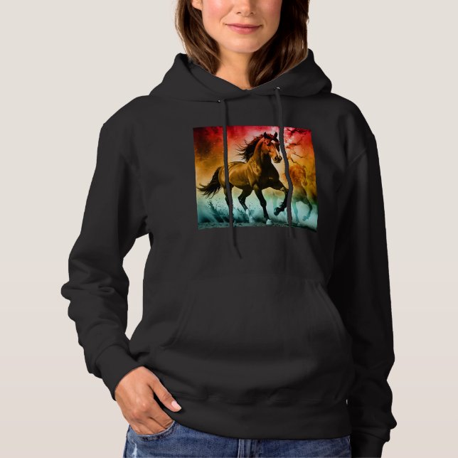 Sudadera Caballo corriendo  (Anverso)
